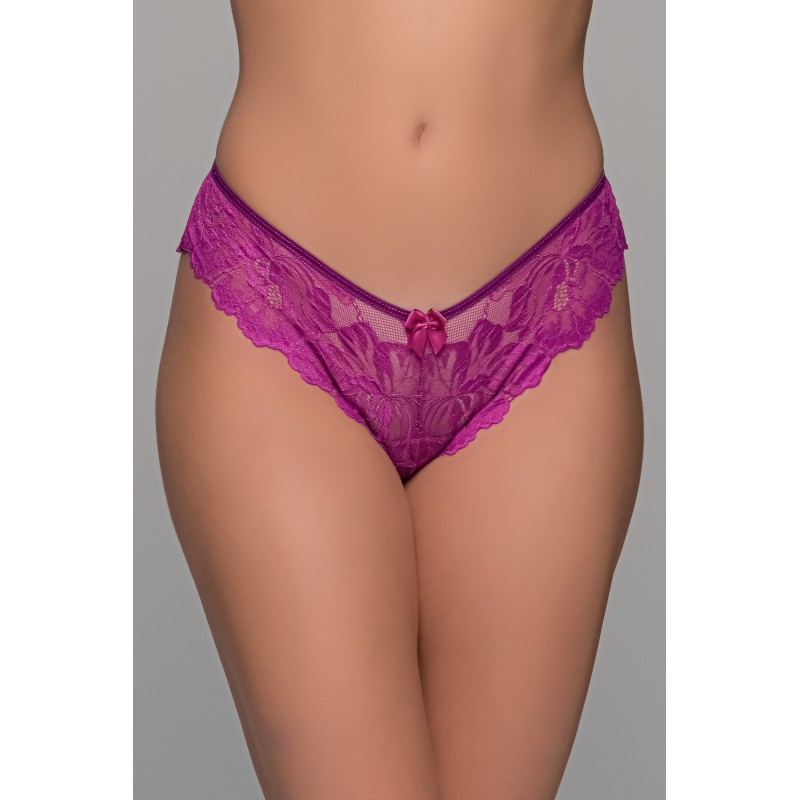 Δαντελένιο Σλιπ με Χρυσή Αλυσίδα - Magenta (008534-Magenta) Δαντελένιο Σλιπ με Χρυσή Αλυσίδα - Magenta (008534-Magenta)