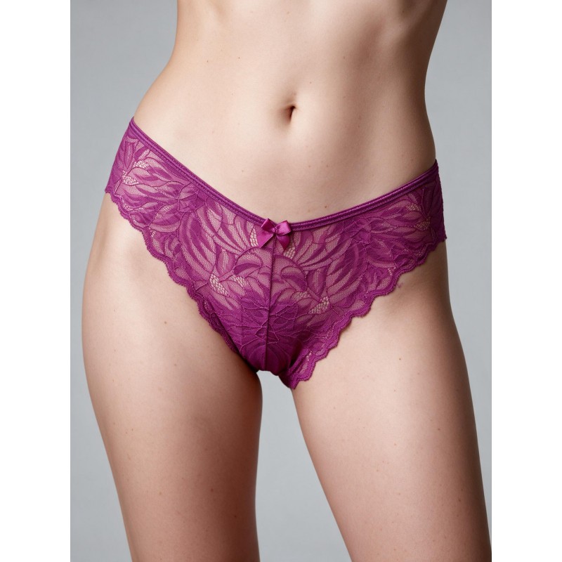 Δαντελένιο Μπραζίλ με Στρας - Magenta (008564-Magenta) Δαντελένιο Μπραζίλ με Στρας - Magenta (008564-Magenta)