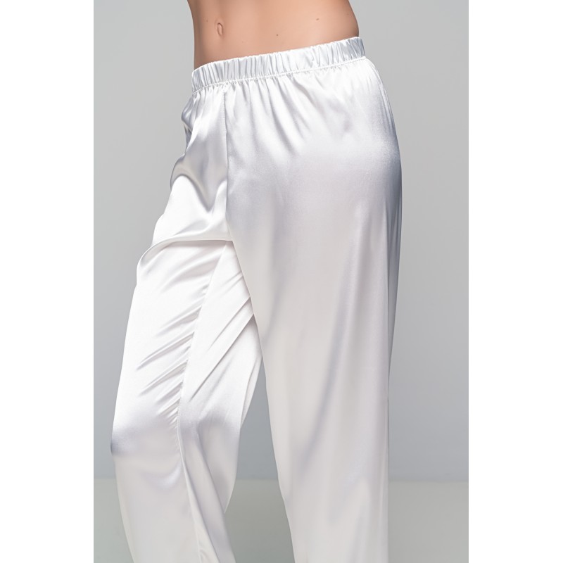 Νυφική Σατεν Πιτζάμα Τιραντάκι -Ιβουάρ (009179-Ιβουάρ)