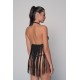 Σετ Τοπ με Κρόσια και String - Μαύρο (009180-Μαύρο) Σετ Τοπ με Κρόσια και String - Μαύρο (009180-Μαύρο)