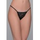 Γυναικείο Εσώρουχο Tanga String  Δαντέλα 2-Pack (C24-925-Mαύρο / Κόκκινο)