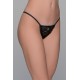 Γυναικείο Εσώρουχο Tanga String  Δαντέλα 2-Pack (C24-925-Mαύρο / Κόκκινο)