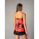 Σατέν Babydoll με Δαντέλα - Φλοράλ (004183-Τύπος) Σατέν Babydoll με Δαντέλα - Φλοράλ (004183-Τύπος)