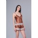 Σατέν Babydoll με Δαντέλα – Καφέ (004171-Καφέ) Σατέν Babydoll με Δαντέλα – Καφέ (004171-Καφέ)