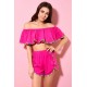 Crop Top Βουάλ - Φούξια (040132-Φούξια) Crop Top Βουάλ - Φούξια (040132-Φούξια)