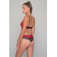 Βελούδινο Bralette με Δαντέλα - Ρουμπινί (010187-Ρουμπινί)
