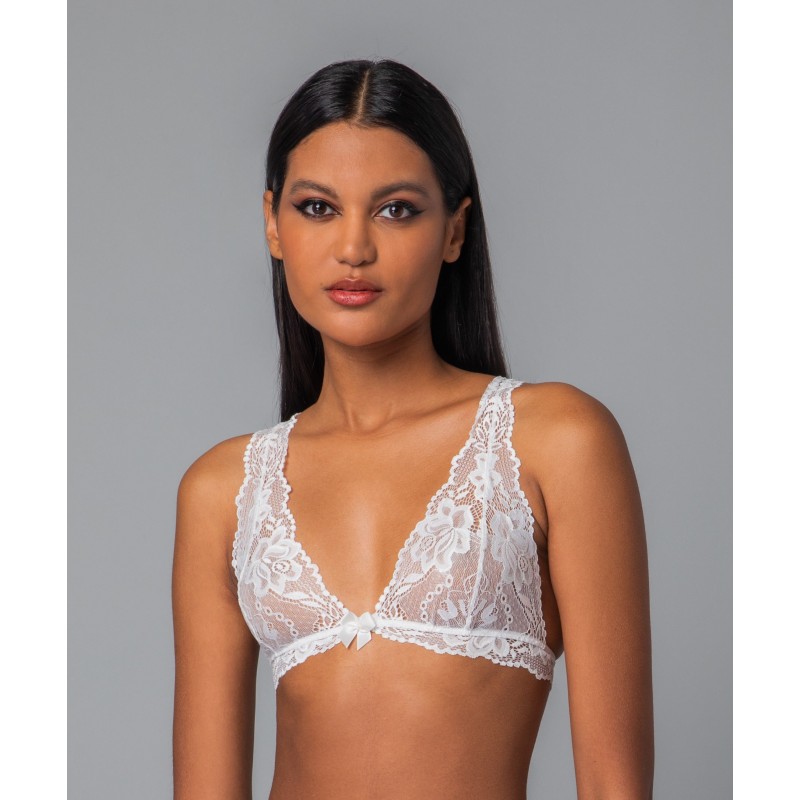 Νυφικό Bralette Δαντέλα - Ιβουάρ (010178-Ιβουάρ)