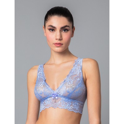 Δαντελένιο Bralette - Lilac (010152-Λιλά)