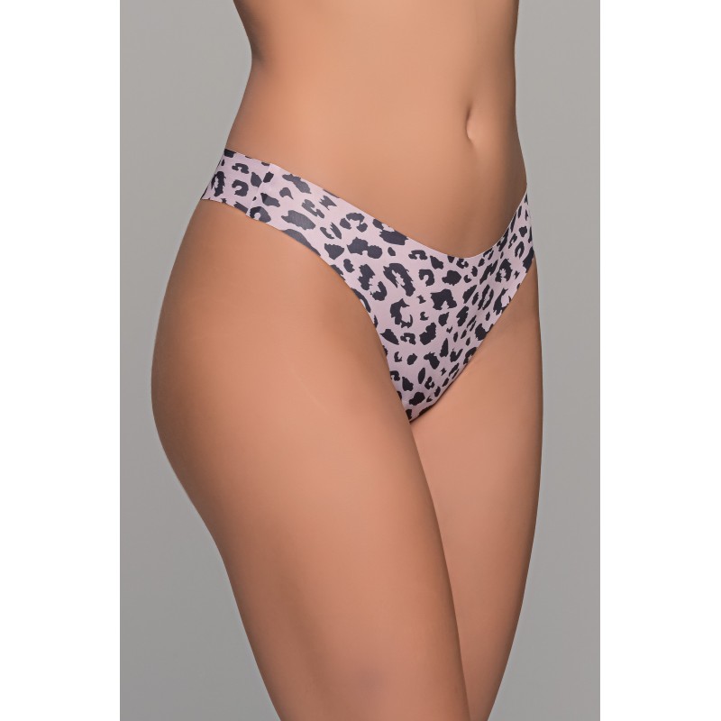 Γυναικείο String Laser-cut Χωρίς Ραφές - Animal print (SM-004-Animal print)