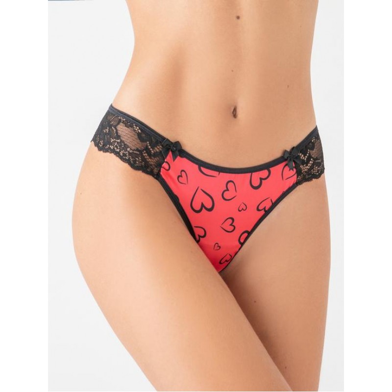 Brazil με Καρδούλες - Μαύρο-κόκκινο (008384-Τύπος)