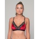 Βελούδινο Bralette με Δαντέλα - Ρουμπινί (010187-Ρουμπινί)