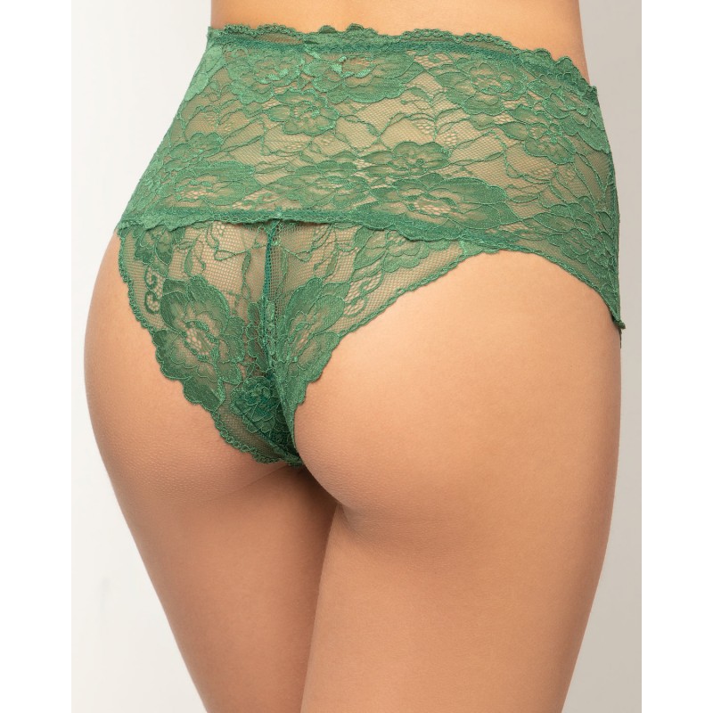 Ψηλόμεσο Δαντελένιο Bikini - Πράσινο (008341-Πράσινο) Ψηλόμεσο Δαντελένιο Bikini - Πράσινο (008341-Πράσινο)